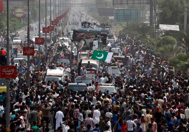 Deux marches antigouvernementales entrent dans Islamabad