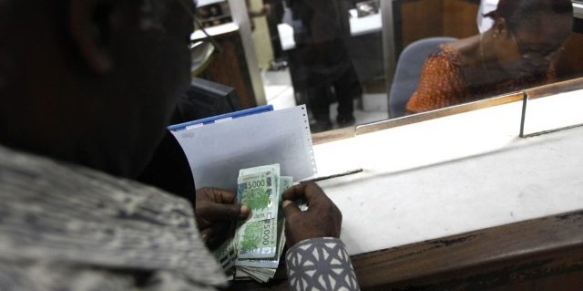 Guichet banque argent Côte d'Ivoire