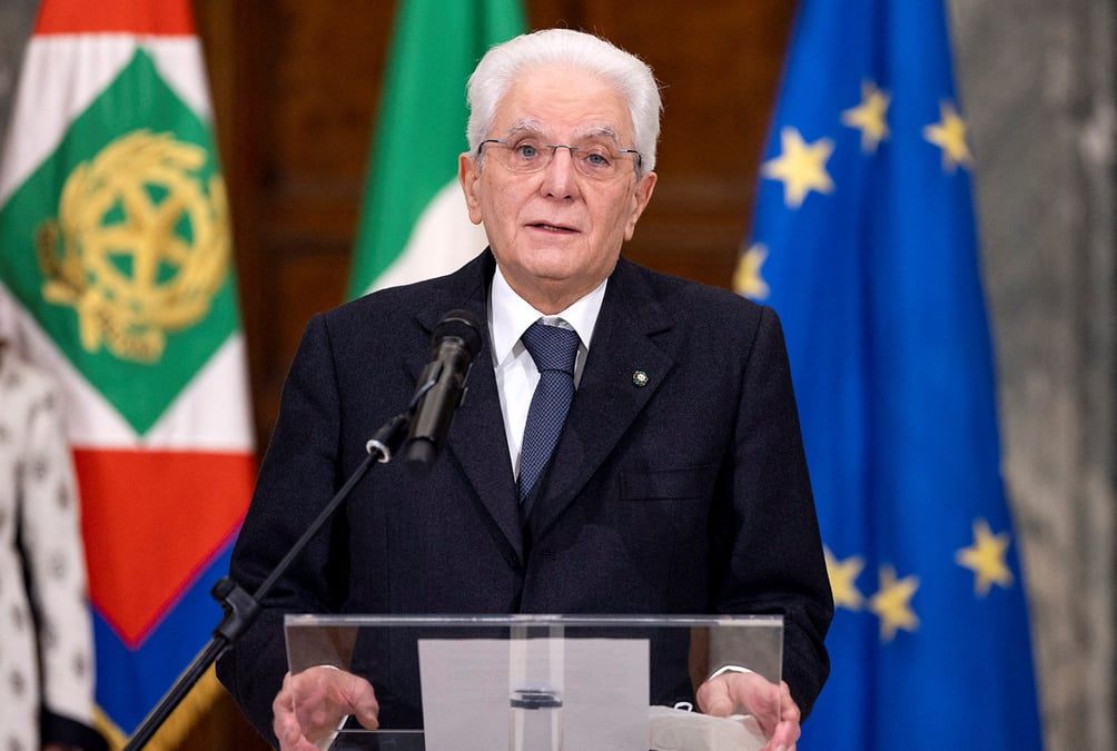 Italie: mattarella reelu president apres une semaine douloureuse pour la coalition