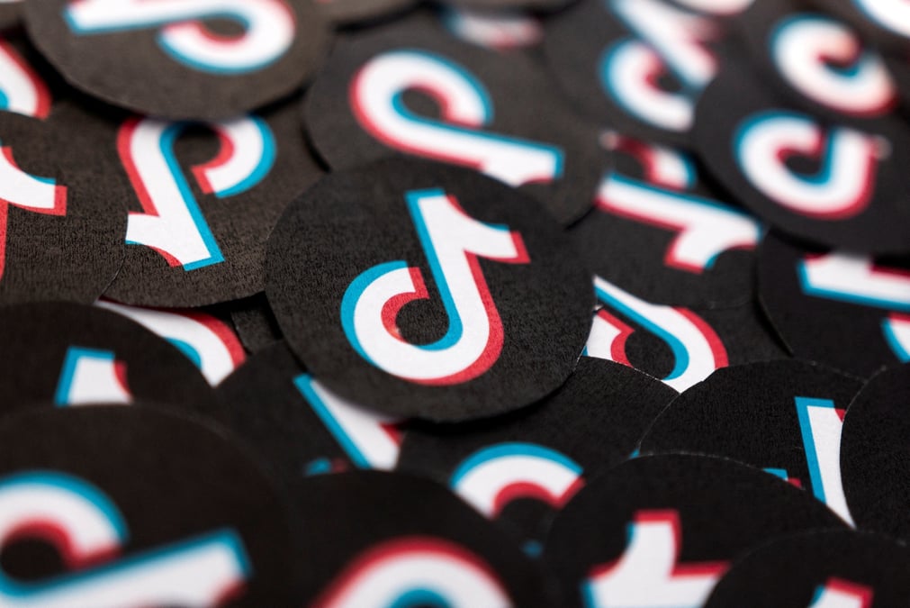 Illustration de logos de tiktok