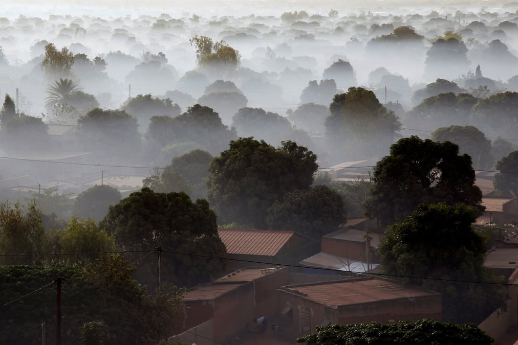 La ville de bobo-dioulasso, burkina faso