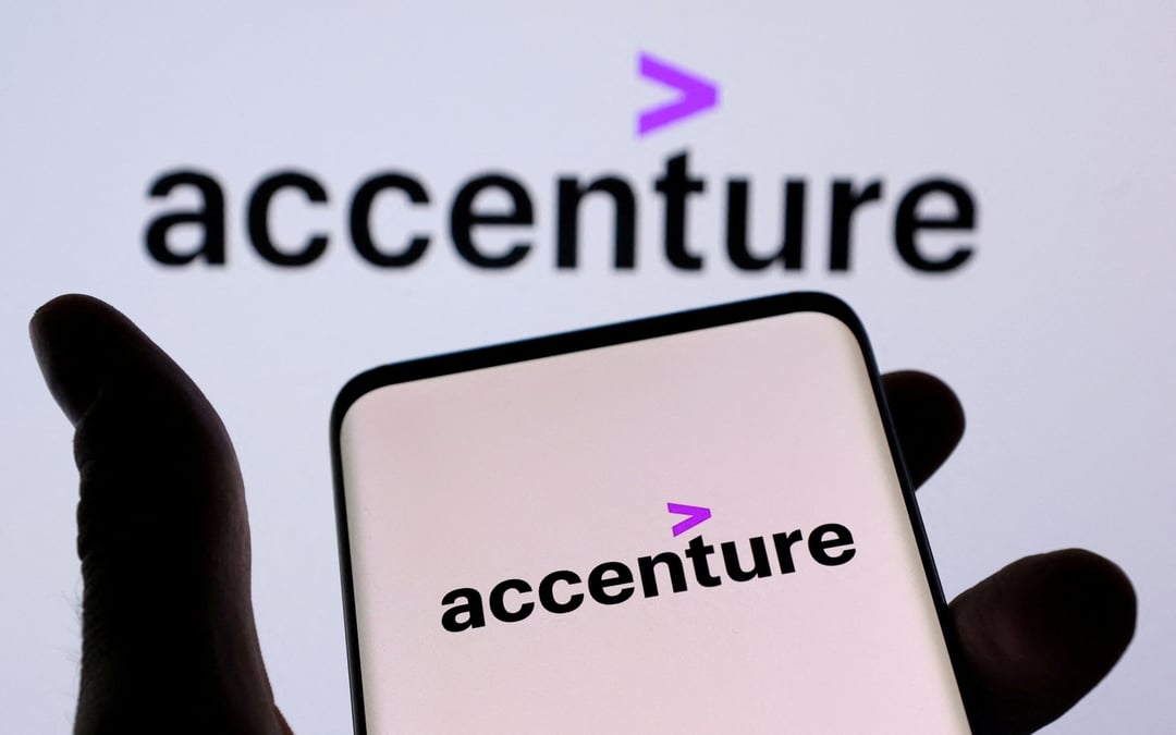 Le logo d'accenture plc