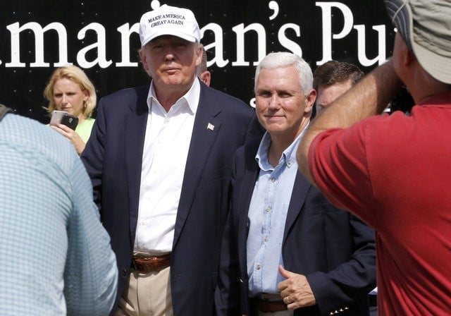 Donald trump visite la louisiane inondee