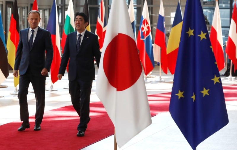 L'eu et le japon vont signer un accord de libre echange