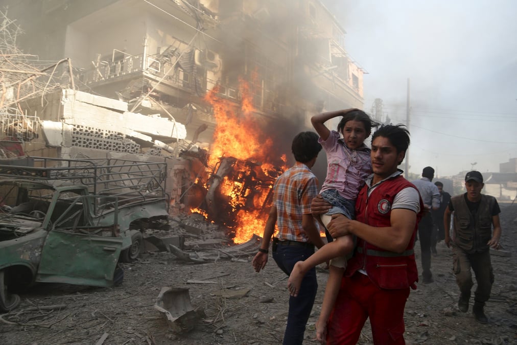 247 morts en 10 jours dans les raids de l'armee syrienne pres de damas, selon l’osdh