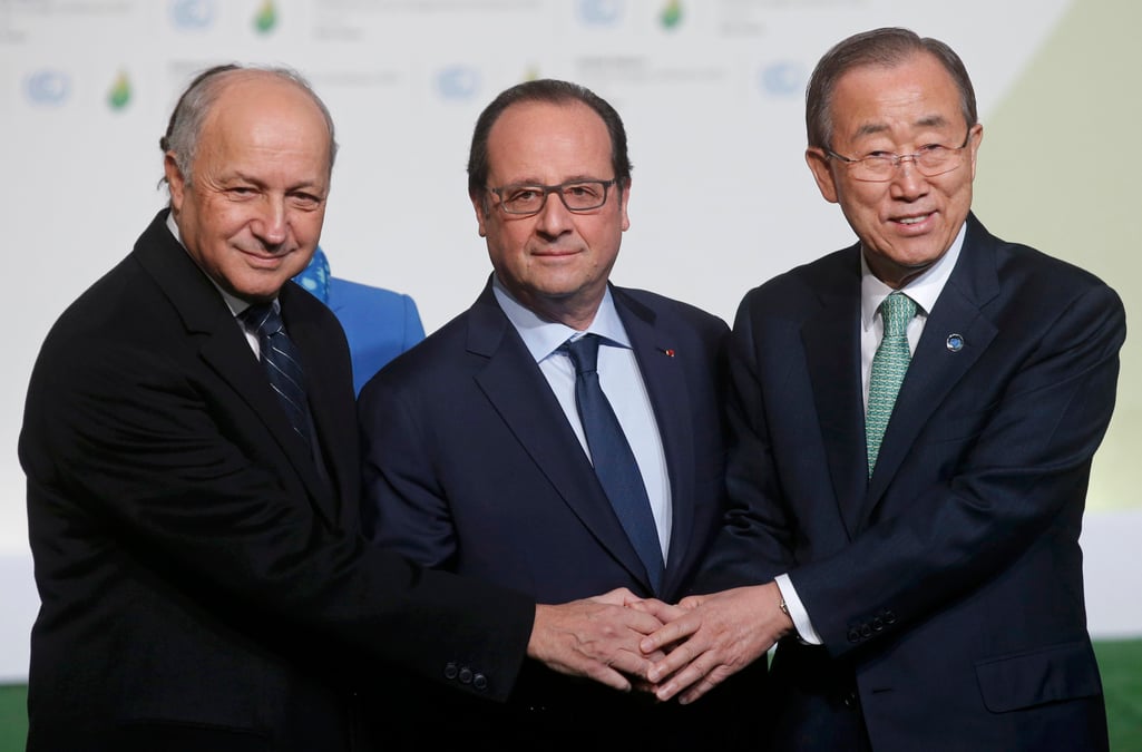 Premieres heures de la conference sur le climat de paris