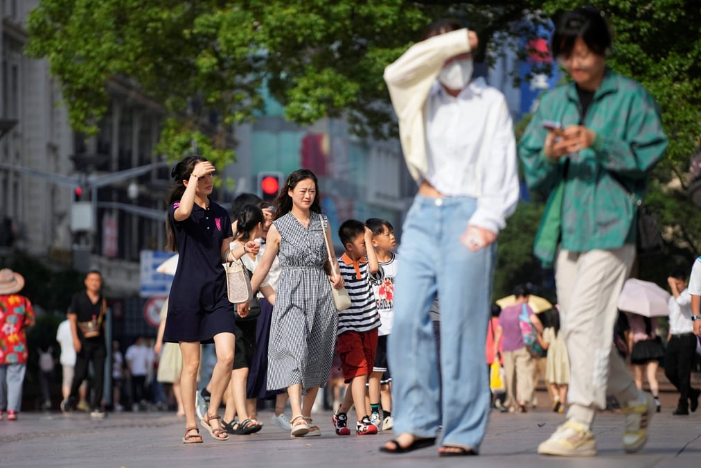 Alerte canicule a shanghai