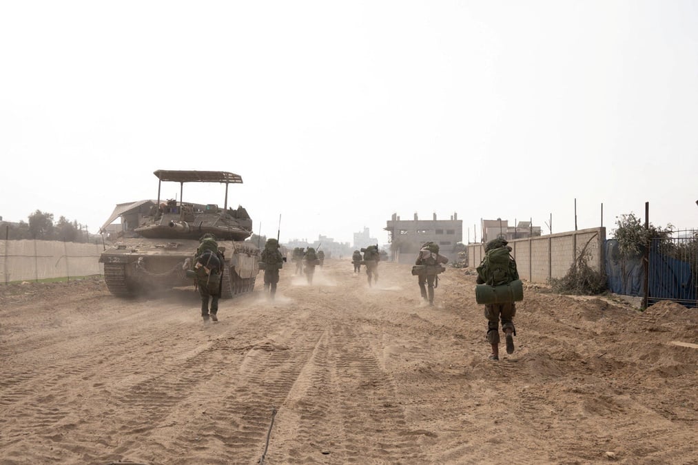 Des soldats israeliens dans la bande de gaza