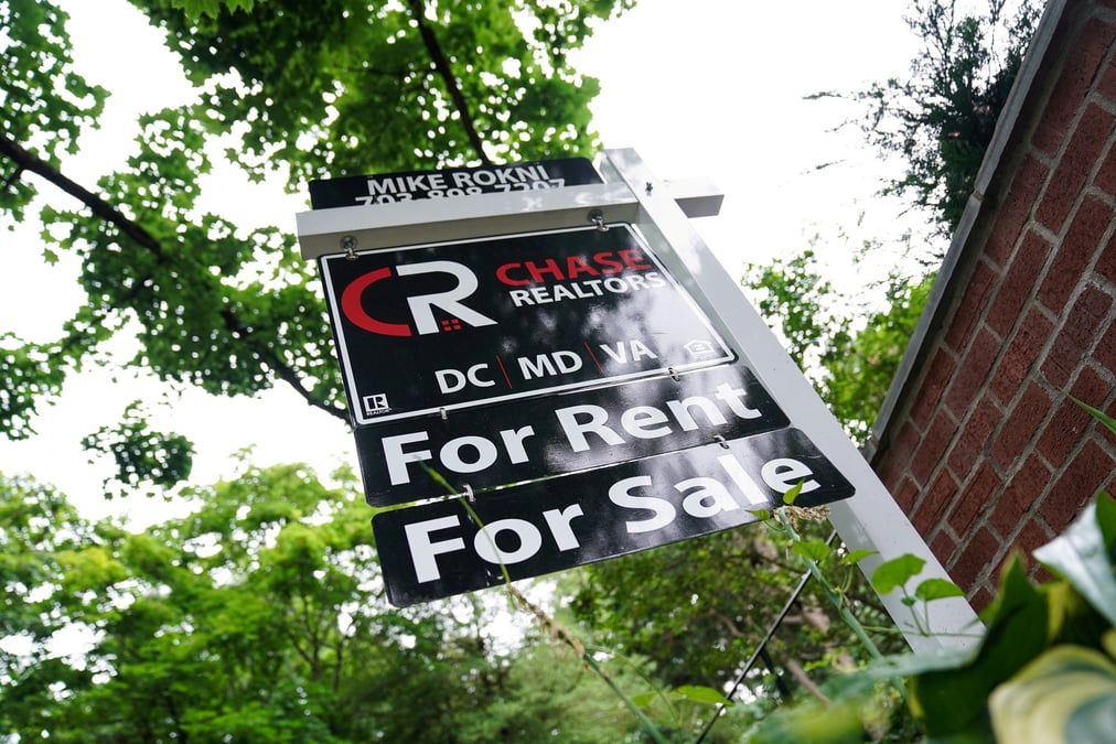 Un panneau "a louer, a vendre", a washington