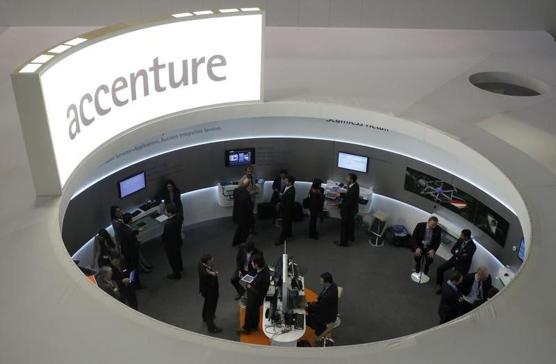 Les resultats d'accenture en hausse au 2e trimestre