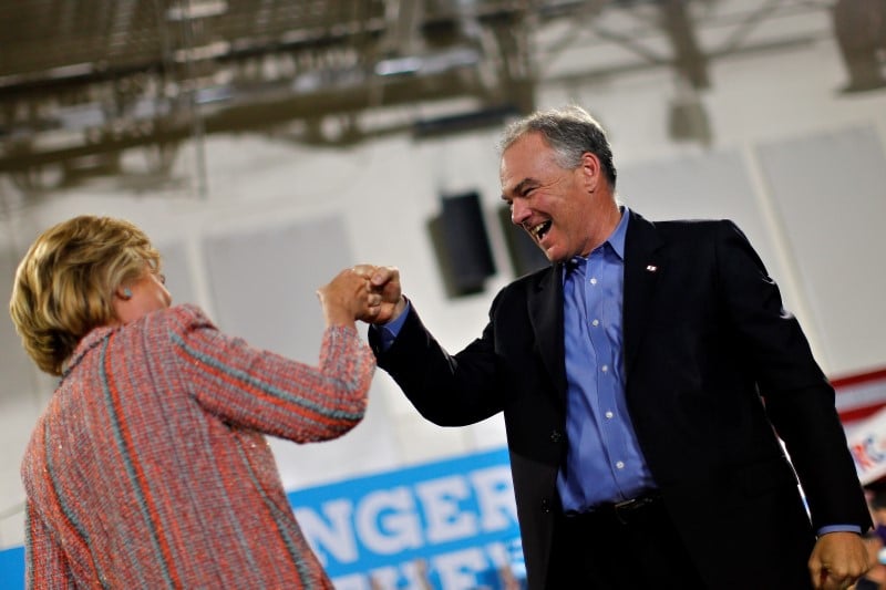 Tim kaine choisi comme colistier d’hillary clinton