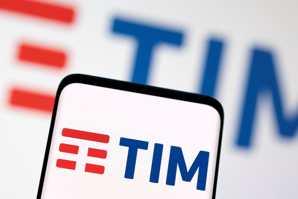 Photo d'illustration du logo de telecom italia (tim)