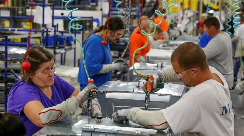 La production industrielle americaine rebondit de 0,9% en janvier