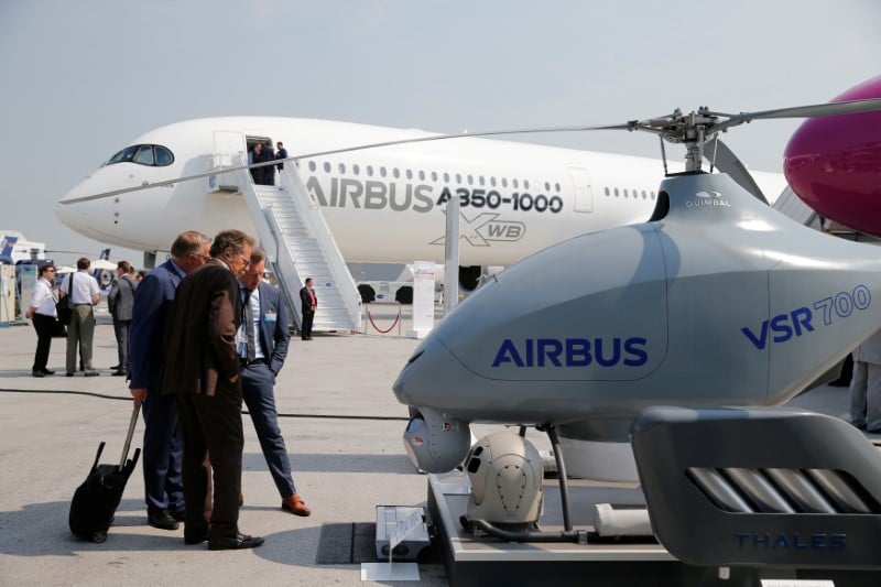 Pres de 40 milliards de dollars de commandes pour airbus