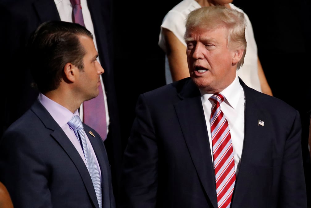 Trump "ne savait rien" de la rencontre entre son fils et une russe