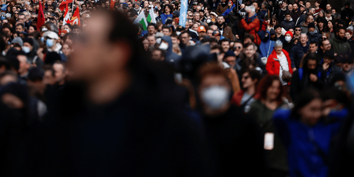 Manifestation a nantes contre la reforme des retraites