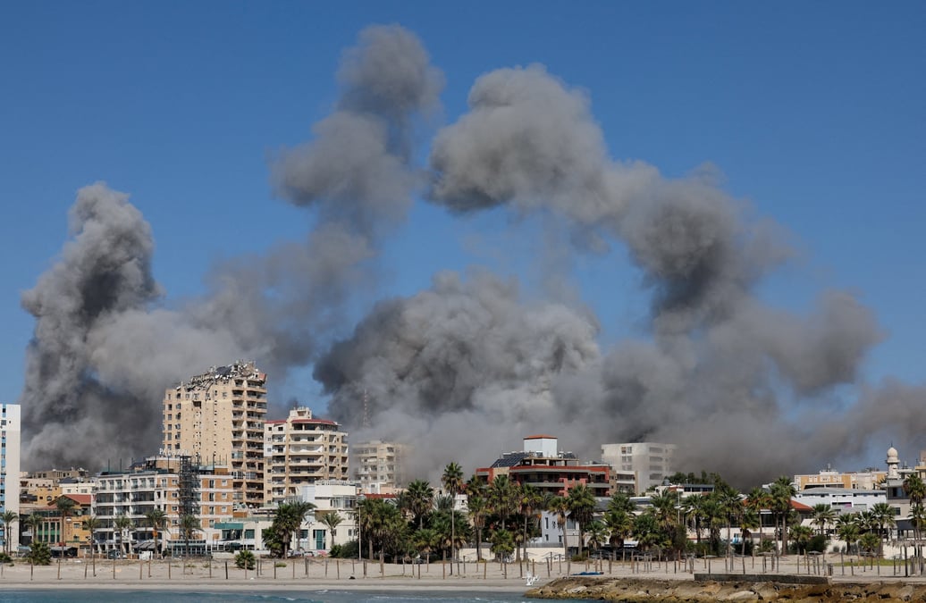 Tyr, cite millenaire du liban, transformee en ville fantome par l'offensive d'israel