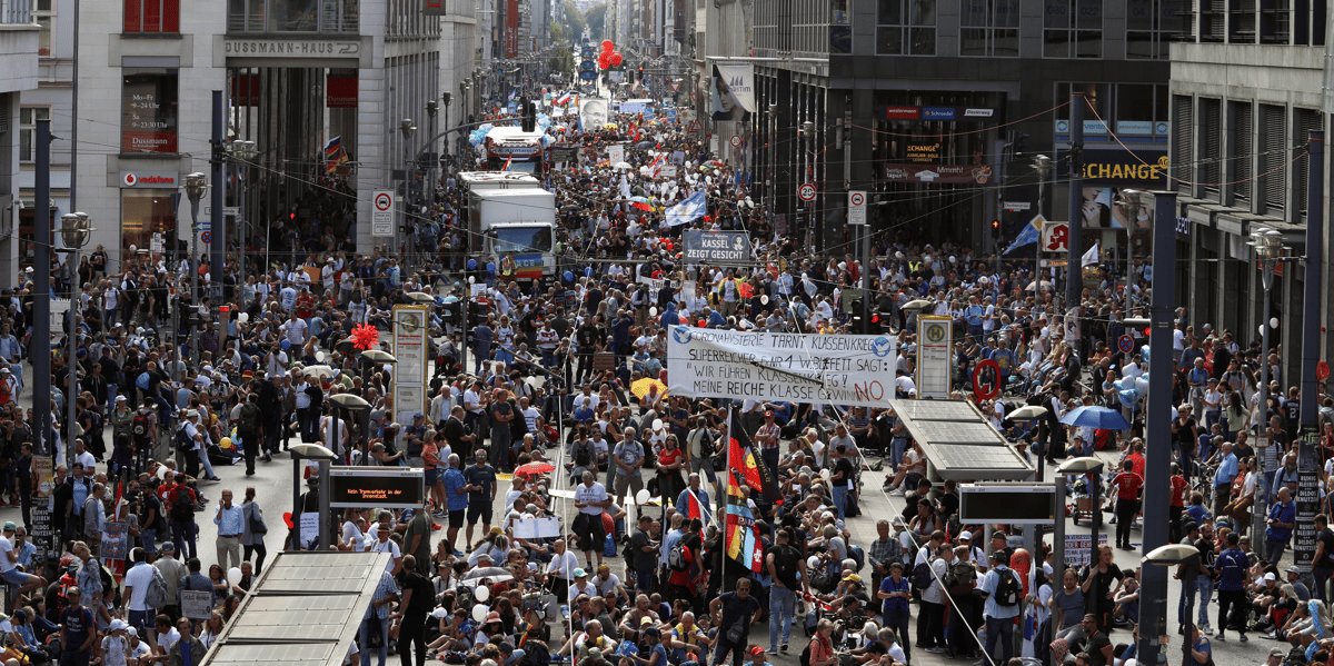Allemagne: une manifestation contre les mesures sanitaires autorisee a berlin