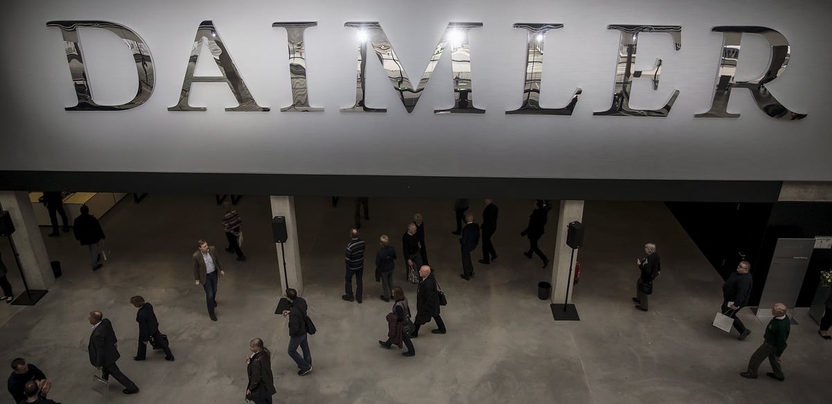 Les resultats trimestriels de daimler meilleurs que prevu