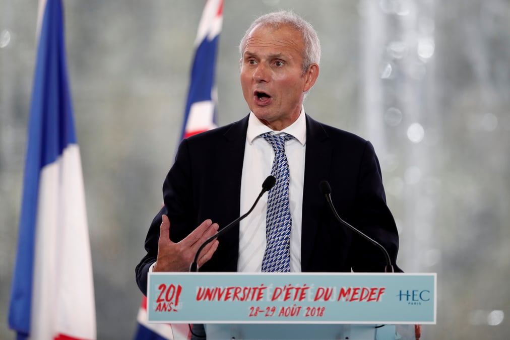David Lidington, Medef, HEC,
