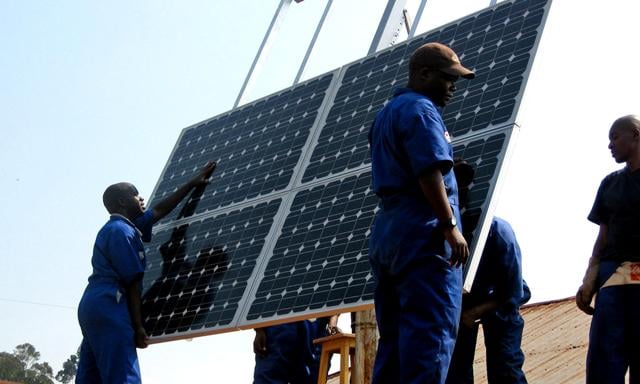 panneaux solaires