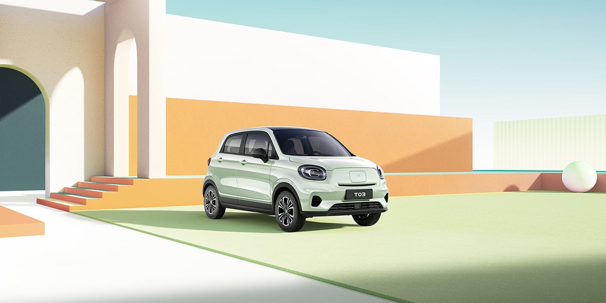 La Leapmotor T03, la petite chinoise électrique vendue par Stellantis.