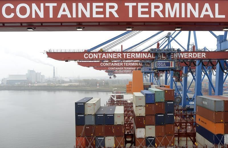 Baisse de l'excédent commercial allemand en octobre