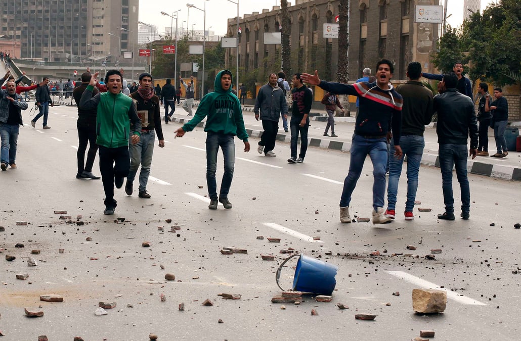 Violences a l’occasion de l’anniversaire du soulevement en egypte