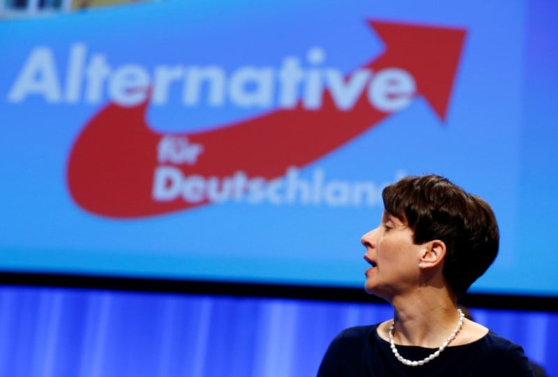 La presidente de l'afd prone un assouplissement de la legislation sur le port d'armes