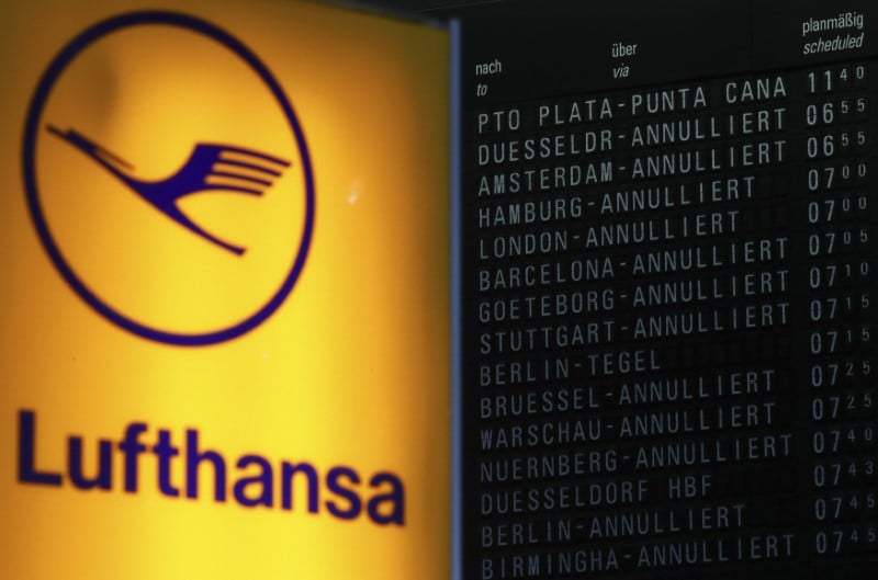 Lufthansa prevoit un benefice en legere baisse en 2017