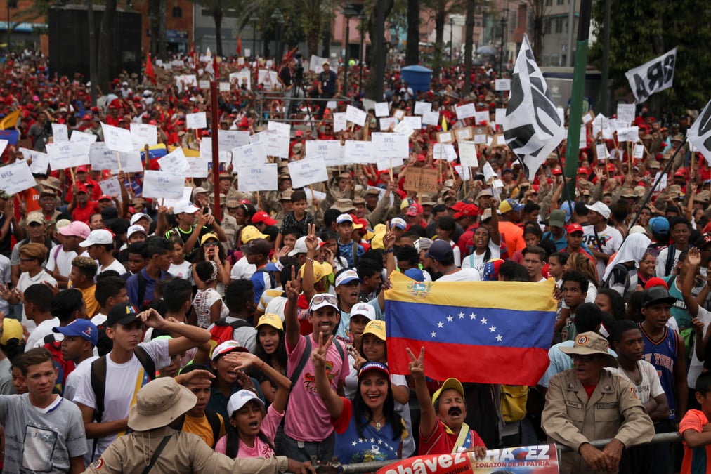 Manifestation au venezuela contre les pannes d'electricite