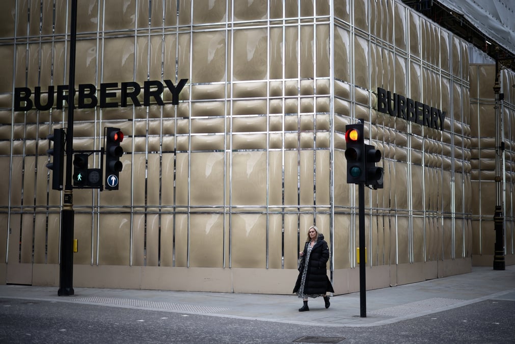 Photo d'un magasin burberry a londres