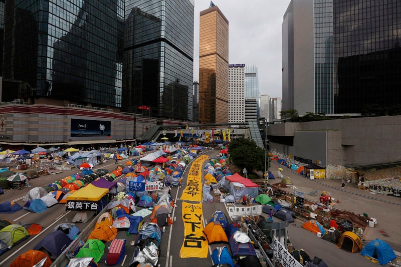 La justice ordonne l'évacuation des manifestants à Hong Kong
