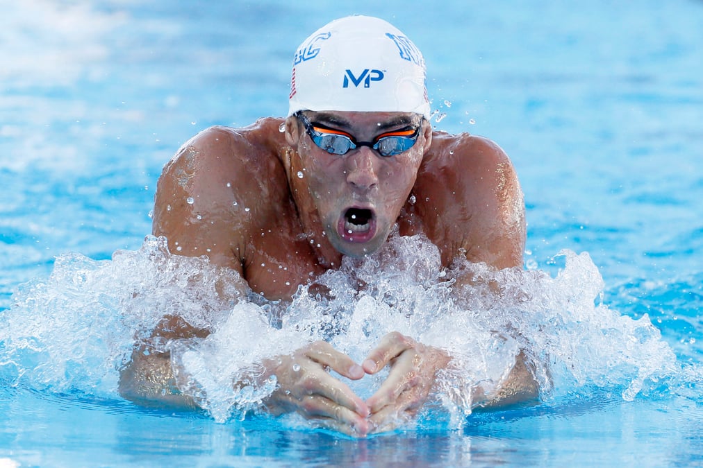 Michael phelps engrange !