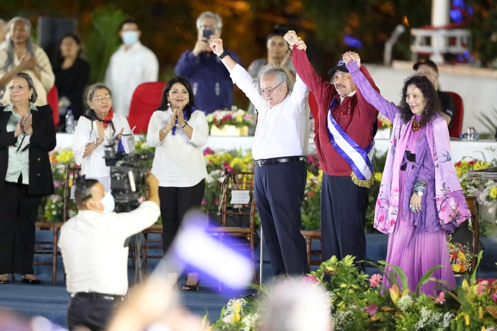 Nicaragua: ortega investi pour un quatrieme mandat, nouvelles sanctions americaines
