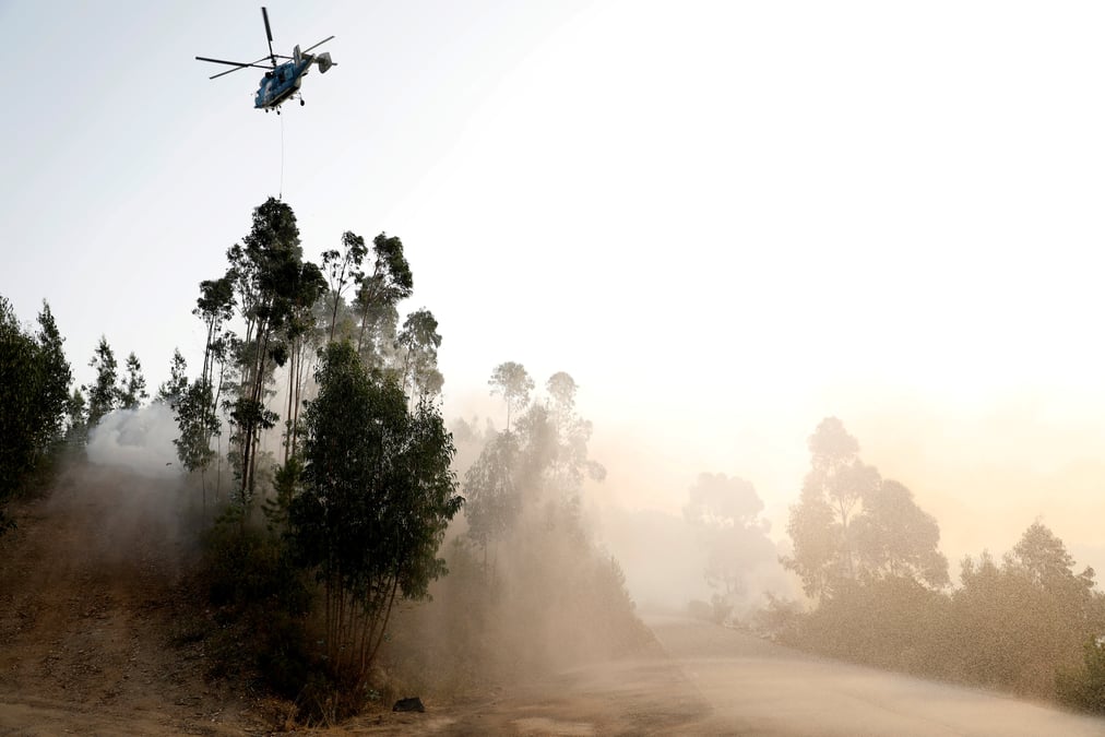 Le portugal passe a la vitesse superieure contre l'incendie dans l'algarve