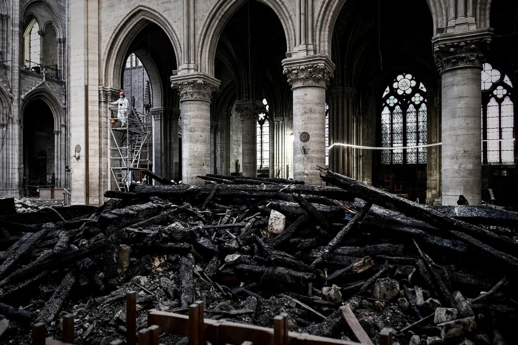 Notre-dame: 38 millions d'euros de dons effectifs, dit l'archeveque de paris