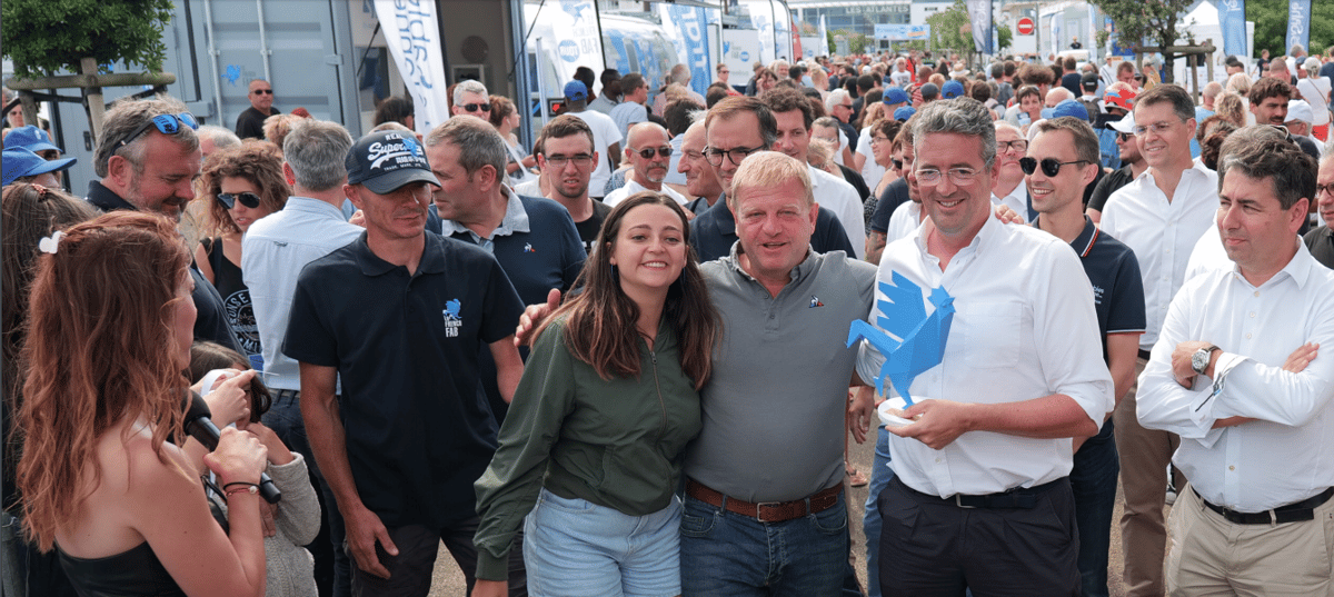 Lancement de l'événement French Fab Tour d'été aux Sables-d'Olonne.