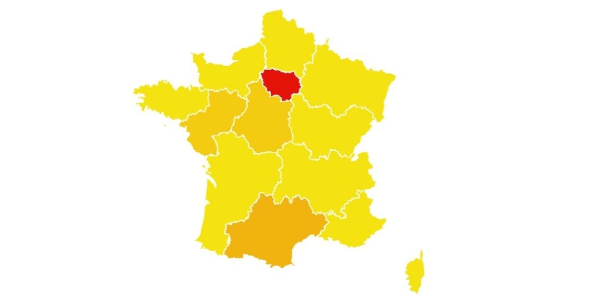 Carte de France PSE