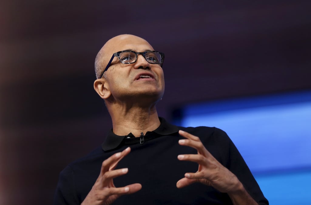 Satya Nadella, le PDG de Microsoft