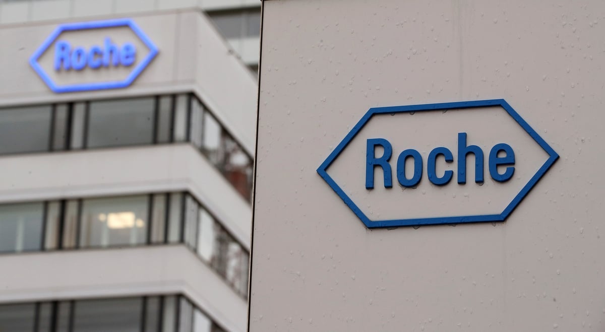 Le siege du fabricant de medicaments suisse roche a bale