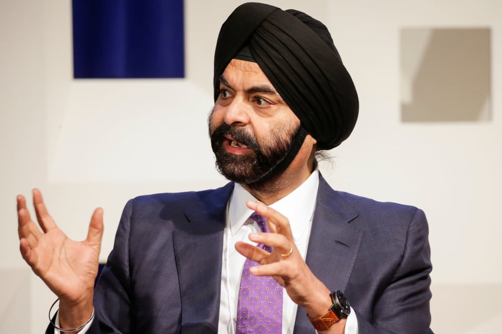 Ajay Banga, président de la Banque mondiale, s'est alarmé du danger de fracture de l'économie mondiale, en l'absence de progrès dans la lutte contre la pauvreté.