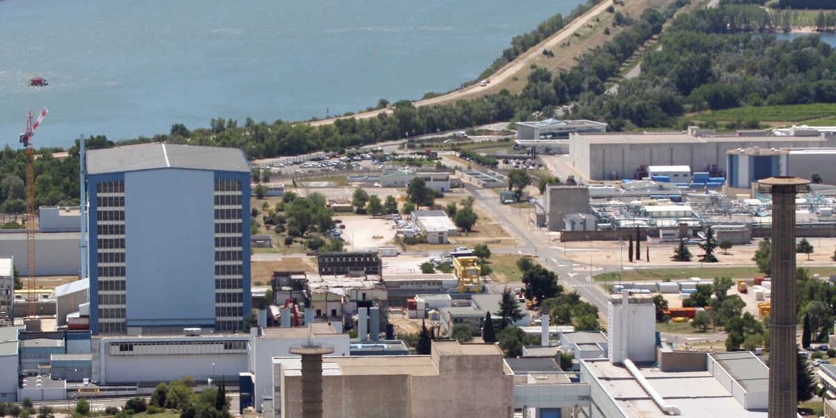 Le site nucléaire de Marcoule (Gard).
