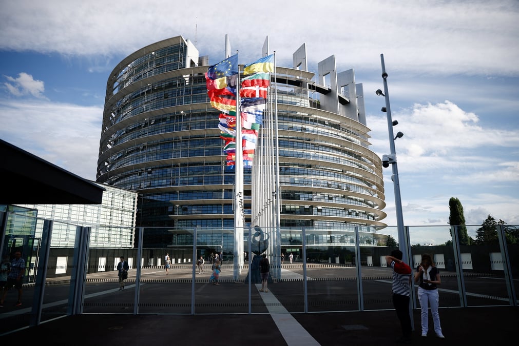 Session pleniere du parlement europeen nouvellement elu a strasbourg
