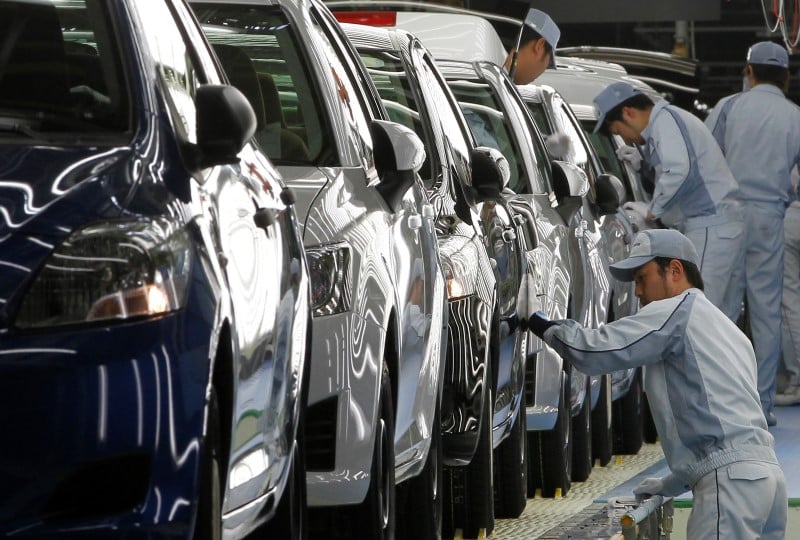 Arret de la production de toyota au japon du 8 au 13 fevrier