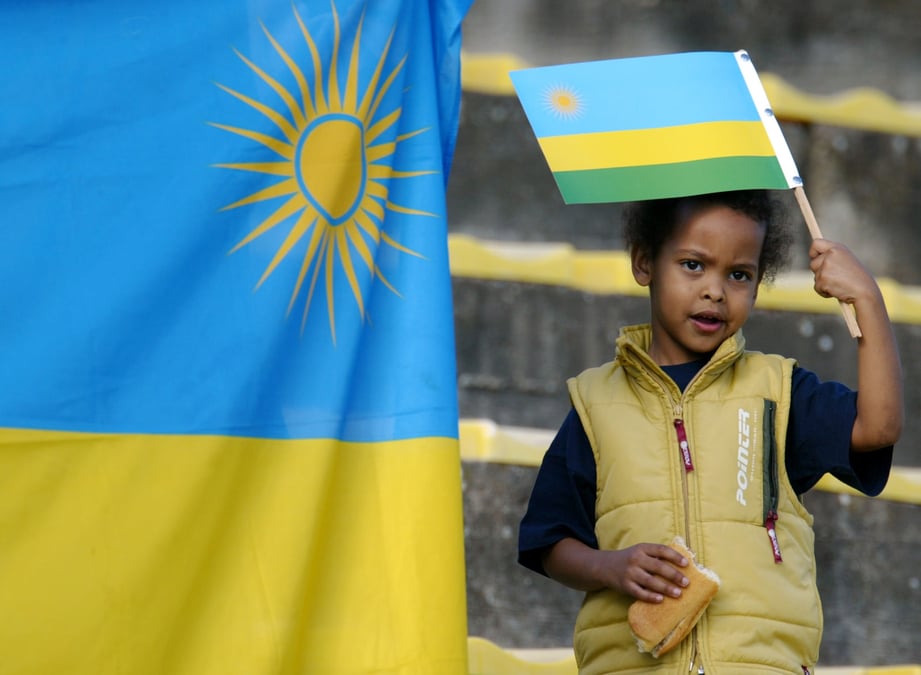 Un enfant rwandais participe a la coupe d'afrique des nations a bizerte