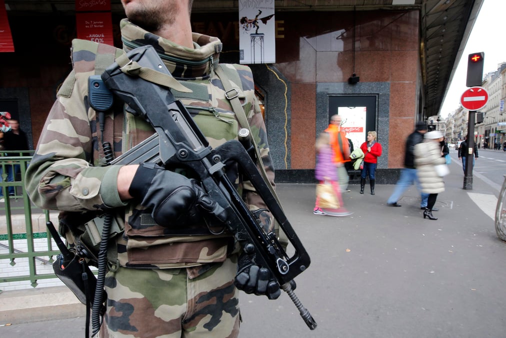 Dispositif de securite exceptionnel a paris pour la marche republicaine