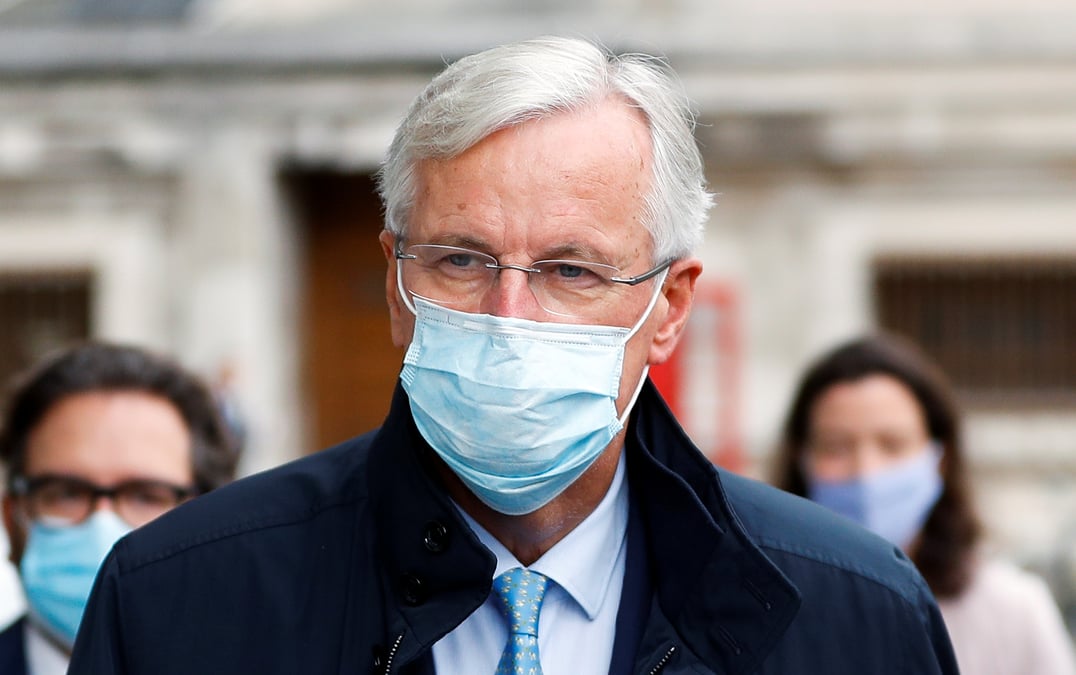 Brexit: barnier evoque des progres mais aussi des problemes persistants