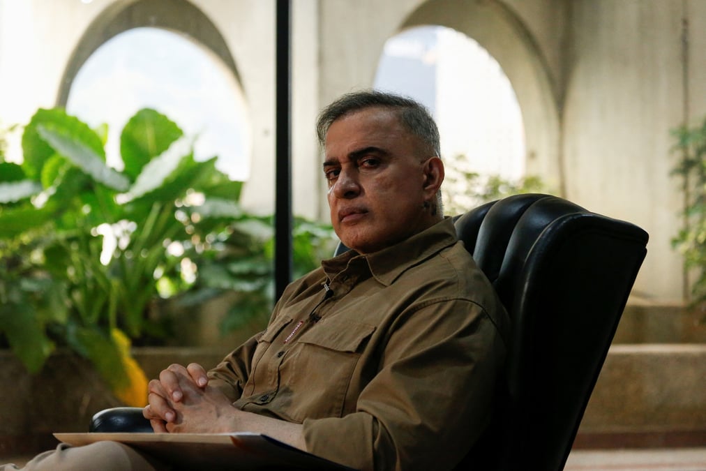 Le procureur general du venezuela, tarek saab, s'adresse a reuters lors d'une interview a caracas