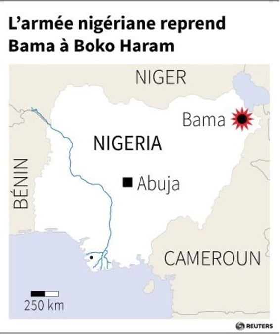 L’armee nigeriane reprend bama a boko haram